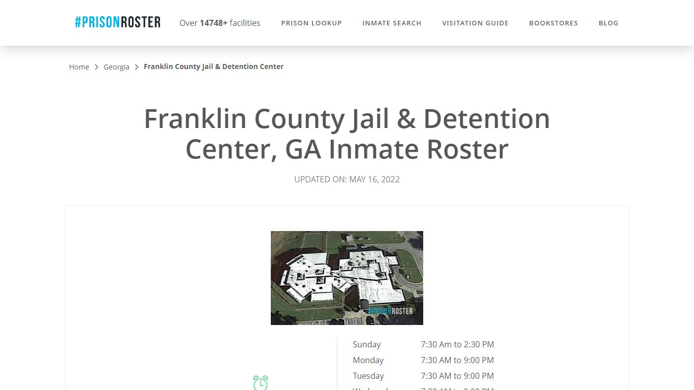 Franklin County Jail & Detention Center, GA Inmate Roster - Prisonroster